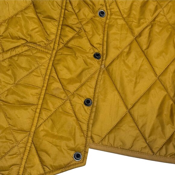 Fossil 54 Quilted Mustard Snap Vest – Size Small – Like New - Picture 11 of 14